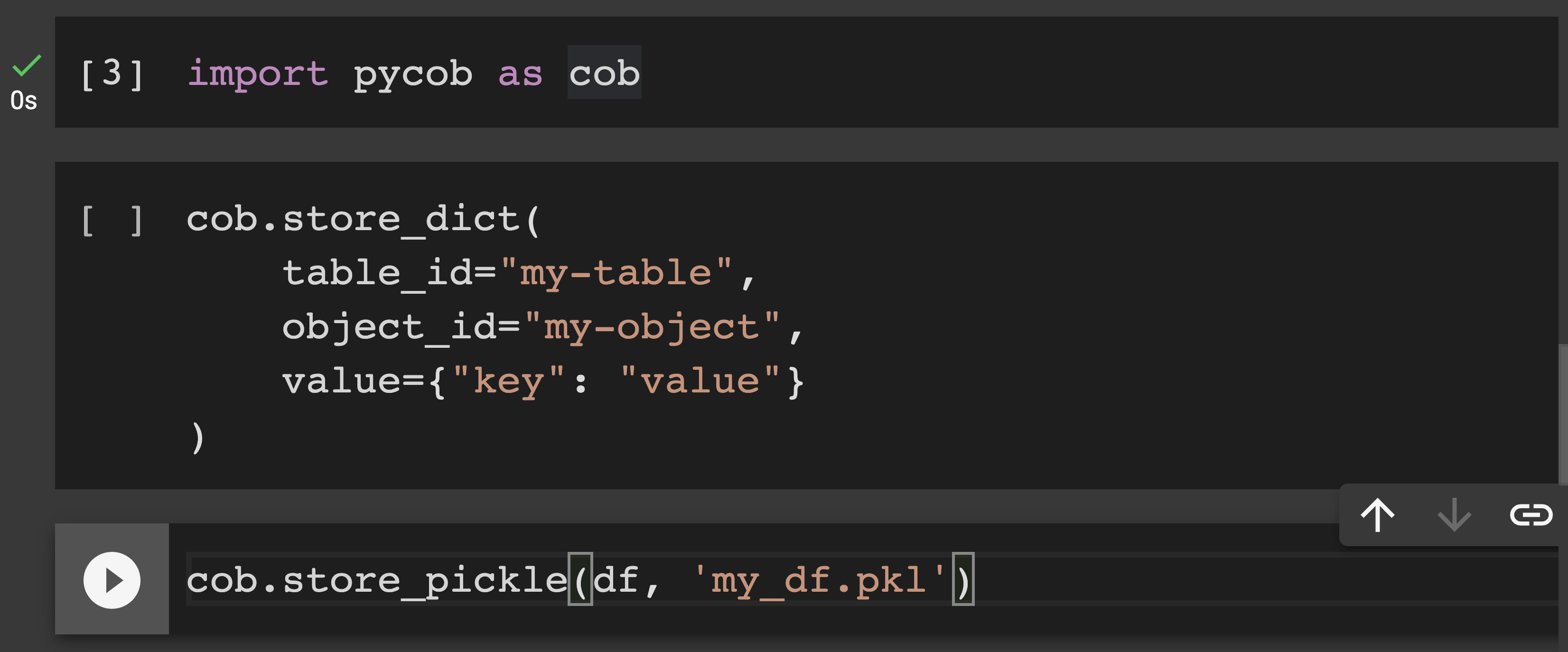 Pycob: Host Python Data Apps